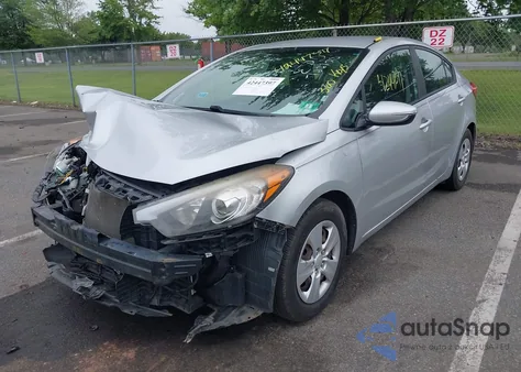 2016 Kia Forte Lx из США, поврежденный, VIN KNAFX4A65G5498299